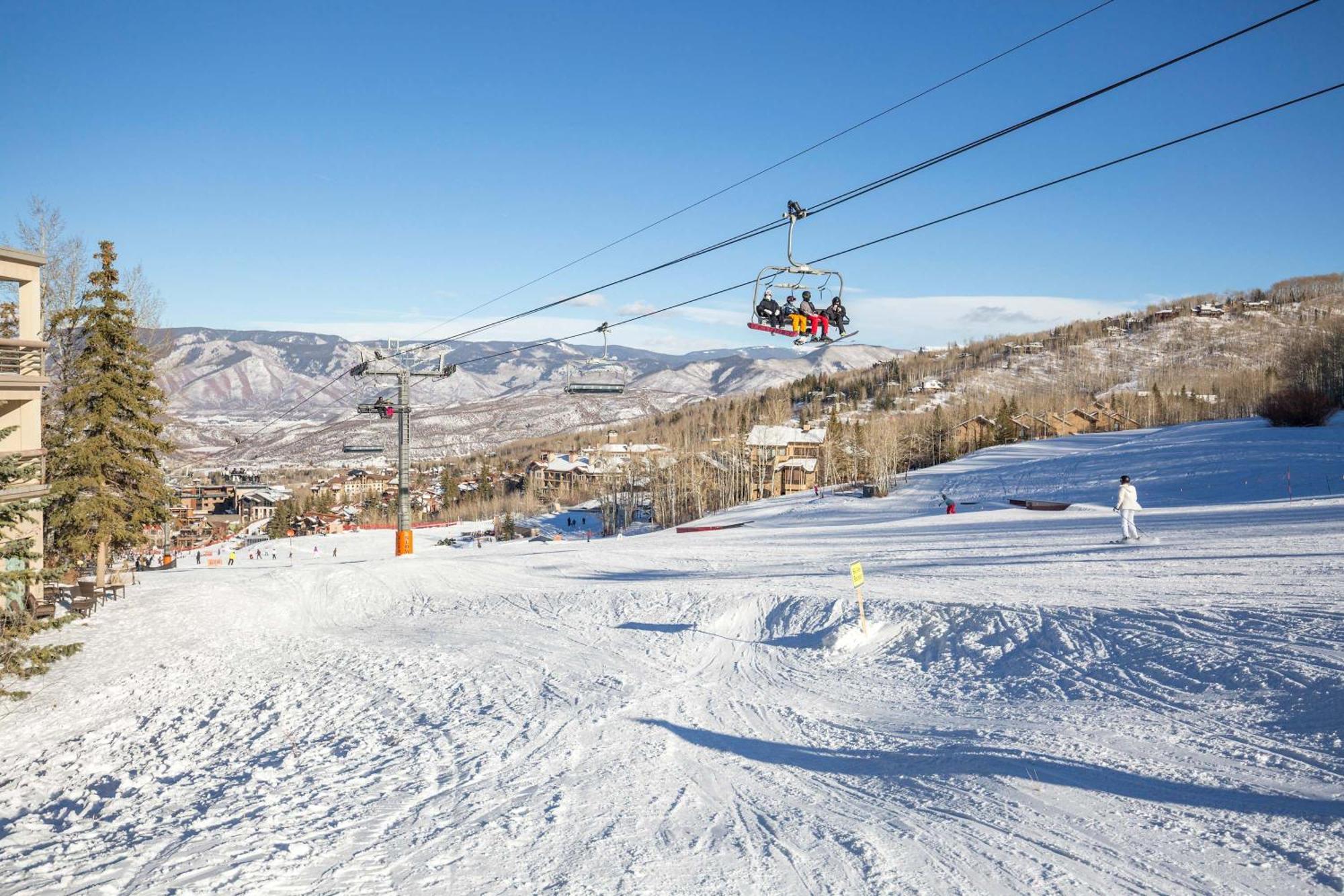 True Ski-In Ski-Out 2 BR Stunning Mountain Views! Snowmass Village Exterior foto